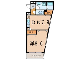 ラビュール三軒茶屋の物件間取画像